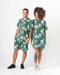 Sol & Siesta green men's shirt (Chalis)