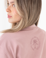 Unisex Oversize Pink T-shirt (303 gr Cotton)