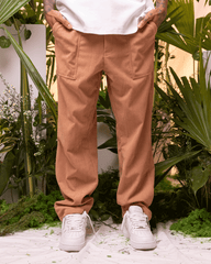 Unisex Brown Pants (Corduroy)