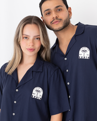 Camisa Unisex La Buena Vida Azul (Chalis)