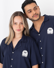 Camisa Unisex La Buena Vida Azul (Chalis)