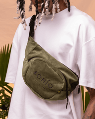 Riñonera Metamorfosis verde (Corduroy)