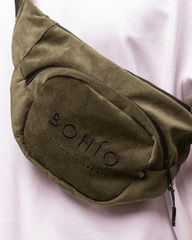 Riñonera Metamorfosis verde (Corduroy)