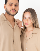 Unisex Khaki Bohío Shirt (Chalis)
