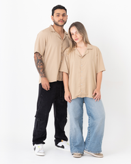 Unisex Khaki Bohío Shirt (Chalis)