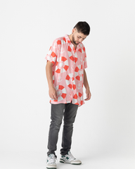 Camisa Hombre Salvavidas Rosada (Chalis)