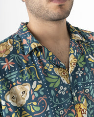 Camisa Hombre Magdalena medio O2 Reserve X Bohío azul (Chalis)