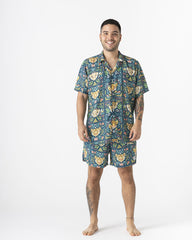 Camisa Hombre Magdalena medio O2 Reserve X Bohío azul (Chalis)