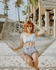 Bikini Day Aruba x Bohío One-Piece Swimsuit with Slit (Double-Sided)