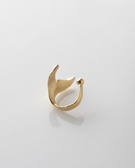 Gold-plated Nuquí Earcuff