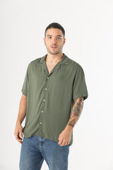 Camisa Hombre Verde Oscuro La Miel (Chalis)