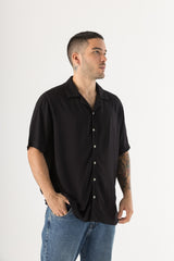 Camisa Hombre Negra Solano (Chalis)