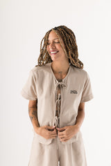 Camisa Básica Tiras Femenina