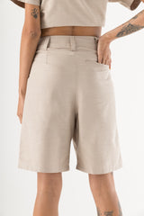 Short Mujer Básico Tipo Bermuda (Rayón)