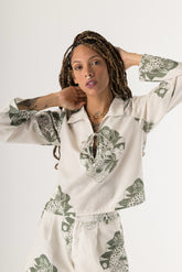 Camisa Manga Larga Mujer Urbania X Bohío (100% Poliéster)