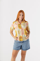 Camisa Mujer Discos Fuentes X Bohío (Rayón)