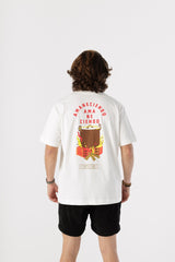 Camiseta Oversize Amaneciendo Discos Fuentes X Bohío (Algodón 270 Grs)