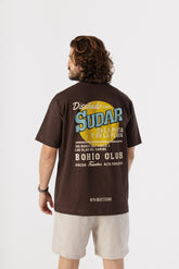 Camiseta Oversize Diseñado Para Sudar Discos Fuentes X Bohío (Algodón 270 Grs)