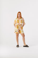 Camisa Corta Mujer Discos Fuentes X Bohío (Rayón)