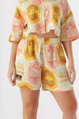 Short Unisex Discos Fuentes X Bohío (Rayón)