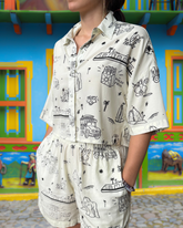 Short Unisex Medellin Florece (Rayón)