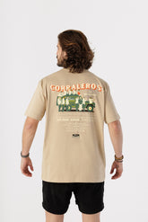 Camiseta Oversize Corraleros Discos Fuentes X Bohío (Algodón 270 Grs)