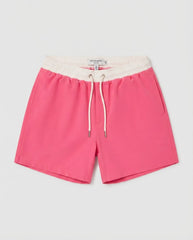 Pantaloneta De Baño Masculina Unicolor Salmón (Poliester)