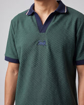 Camisa Polo Masculina Básica Bacana verde (Algodón 100%)