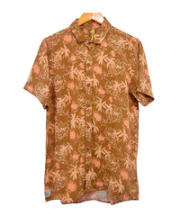 Camisa unisex Slim Fit Isla Palma café (Chalis)