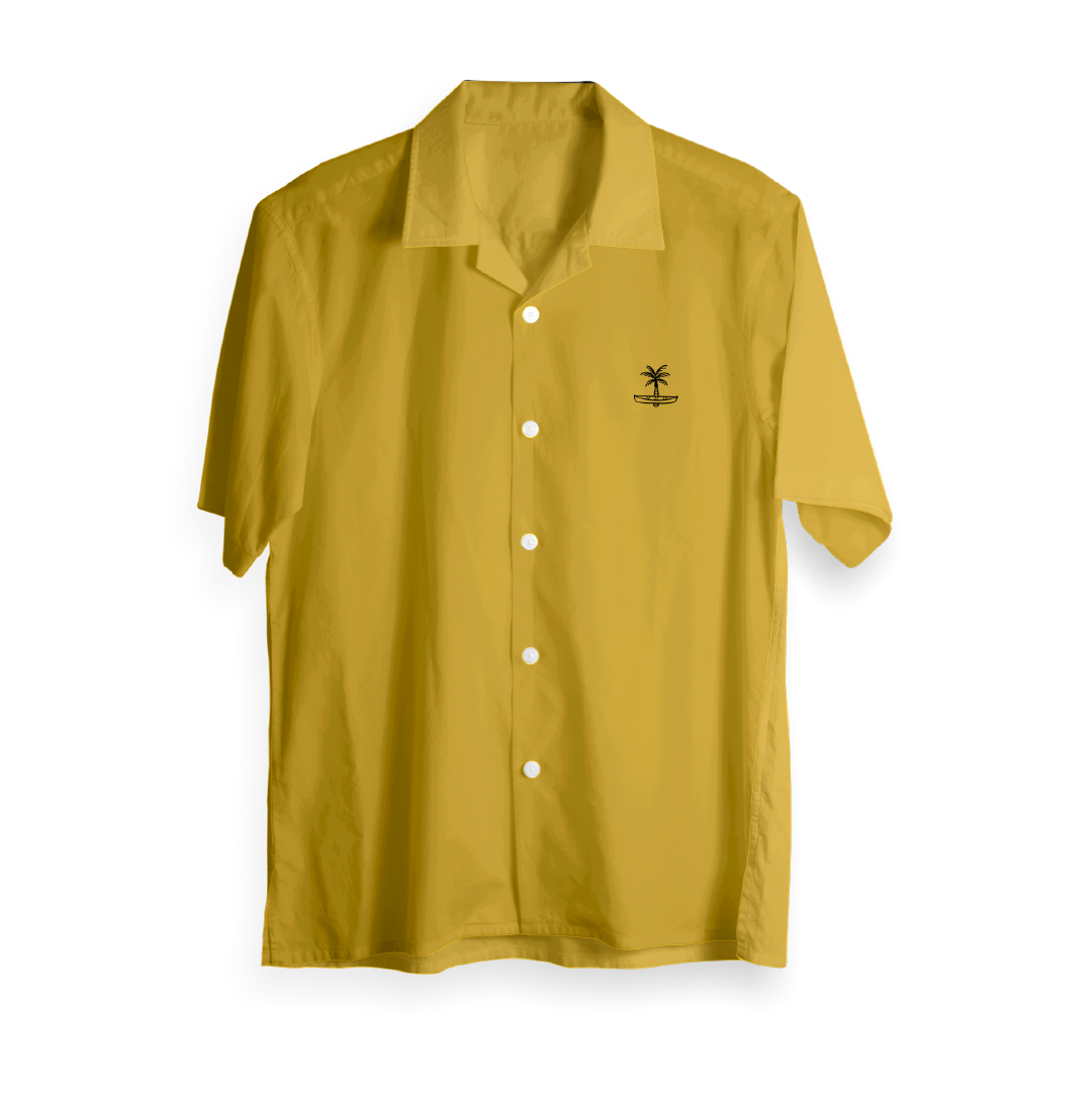 Camisas de hombre color top mostaza