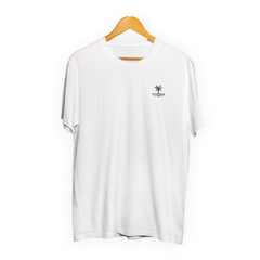 White Simple Beach Unisex T-shirt (Eco Fabric)