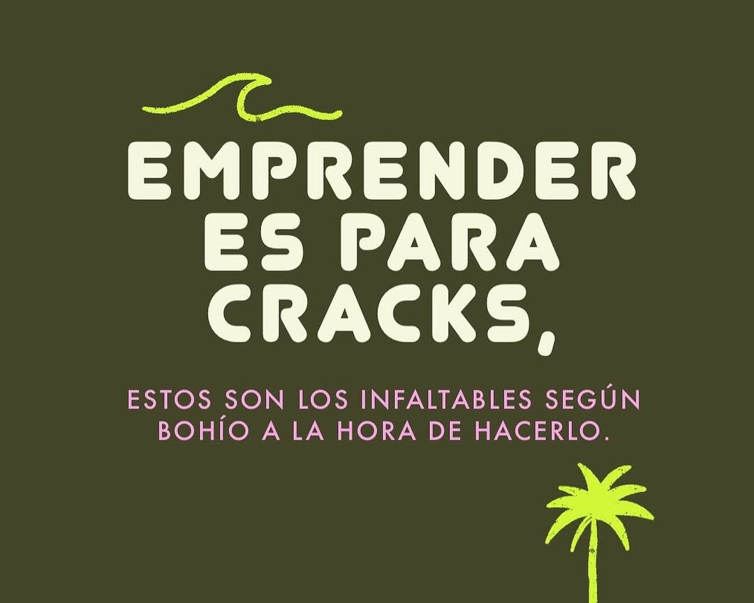 Emprender es para cracks: Los infaltables según Bohío