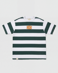 Camiseta Oversize Rayas Verde Bohío (Unisex)