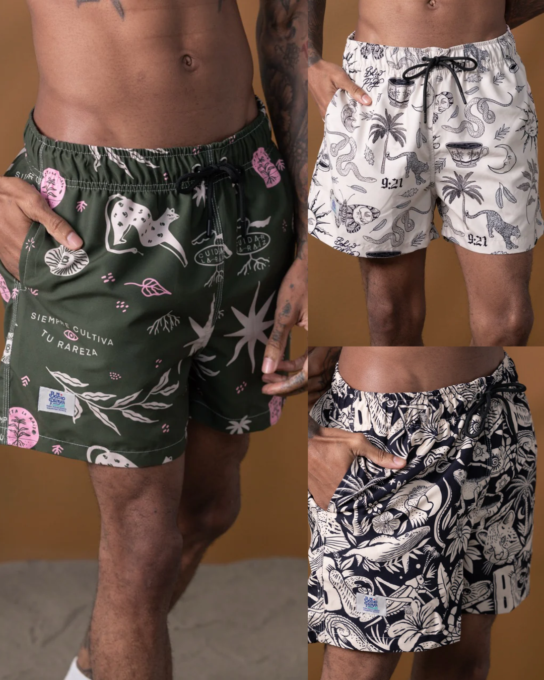 Pack x3 Pantalonetas: Raíces / Marti y Dani / Ecosistema del Mar