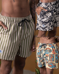 Pack x3 Pantalonetas: Ancestral Raíces / Ecosistema del Mar / Pacífico