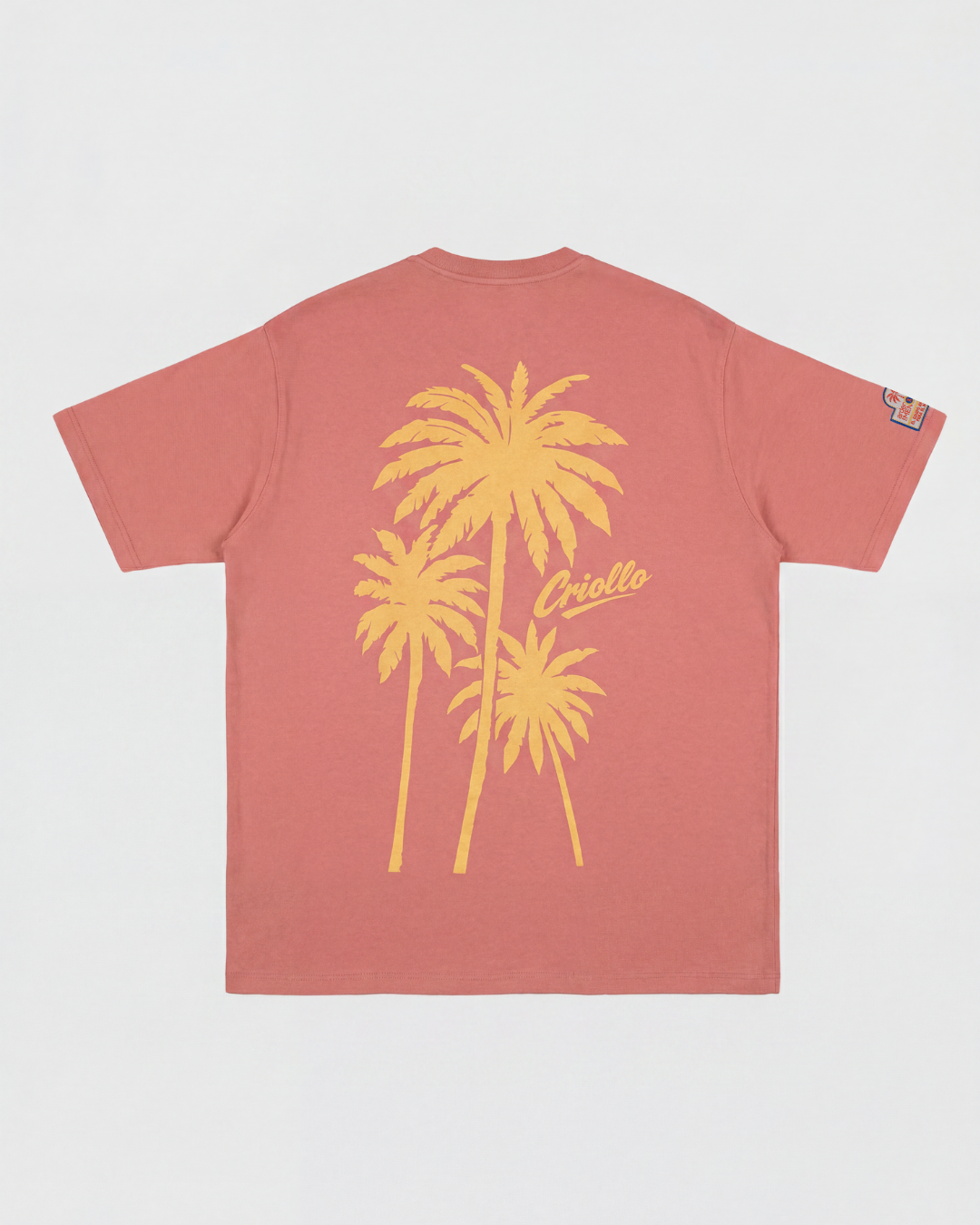 Camiseta Unisex Futbol Criollo Palmera Pastel