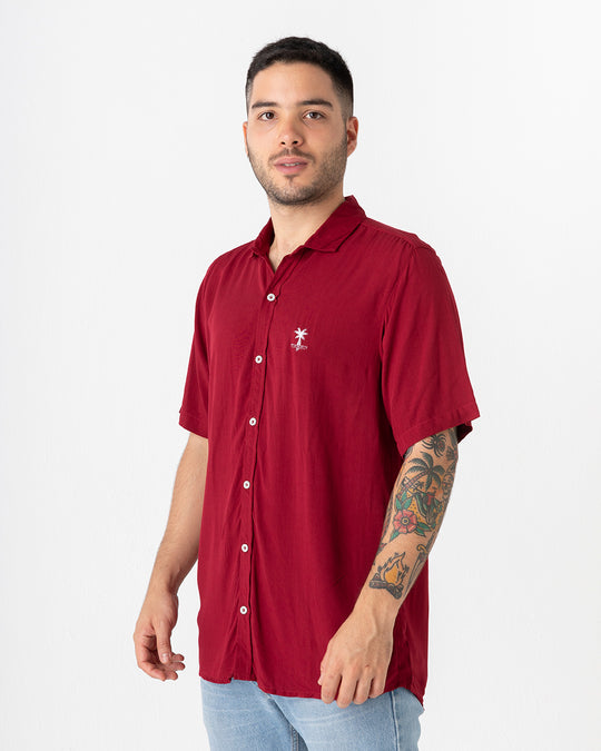 Merlot Color Vino (Camisa hombre)