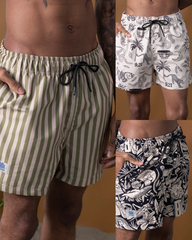 Pack x3 Pantalonetas: Ancestral Raíces / Marti y Dani / Ecosistema del Mar