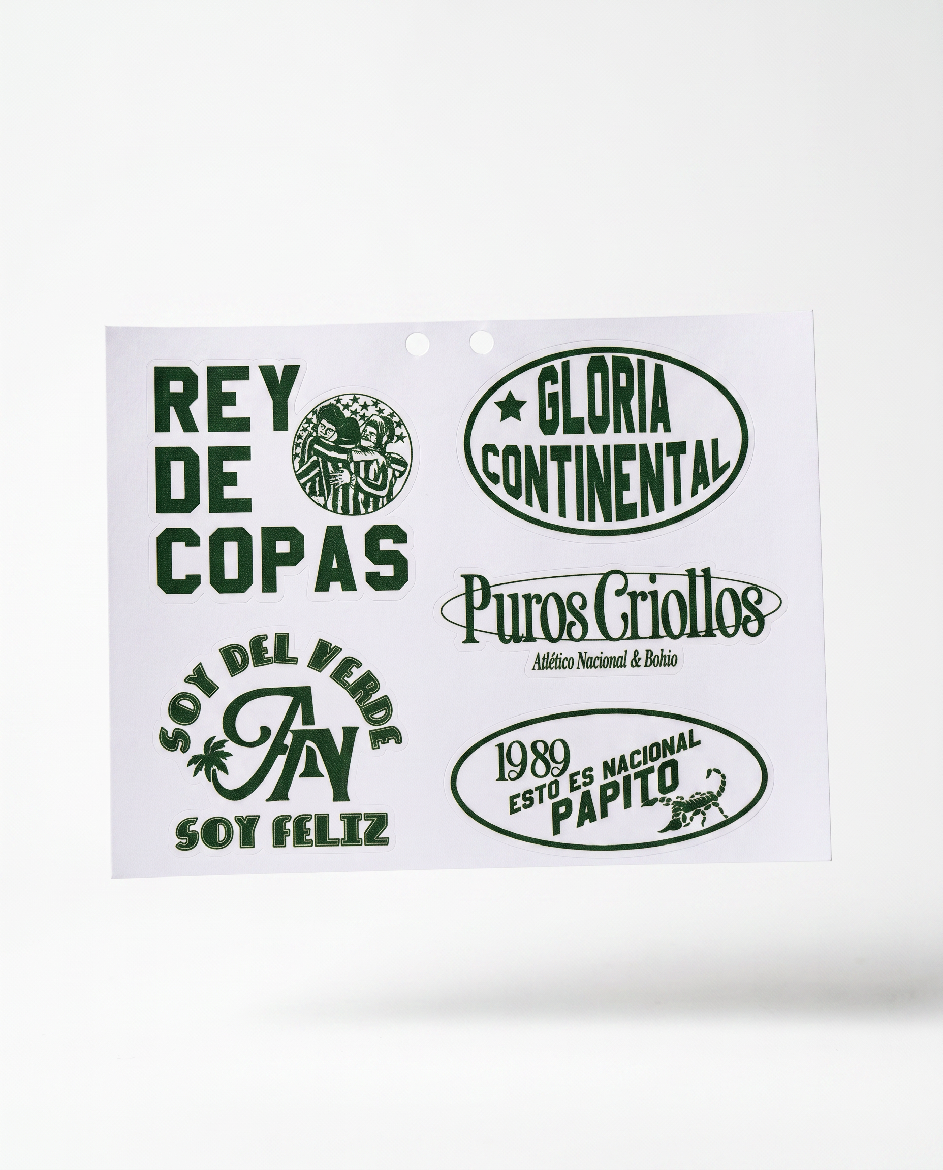 Pack stickers Atlético Nacional