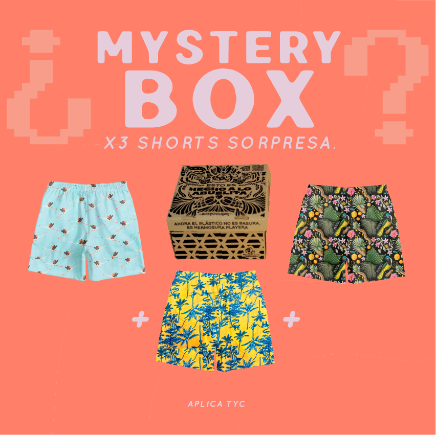 Mystery Box X3 Shorts unisex (Referencias sorpresa)