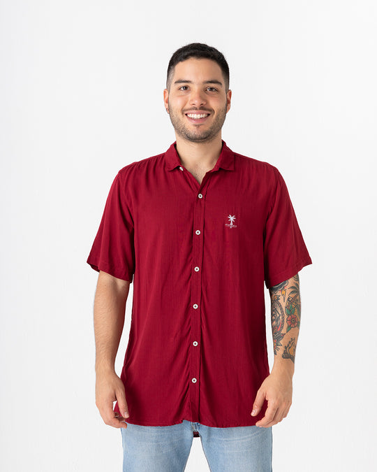 Merlot Color Vino (Camisa hombre)