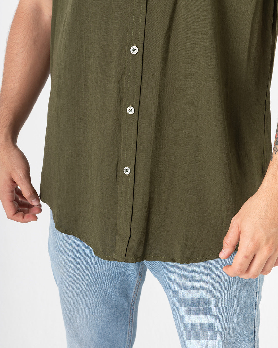 Ladrilleros cuello mao (Camisa hombre)