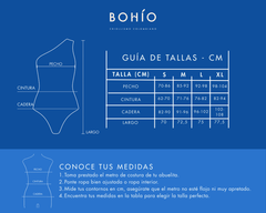 Vestido de baño y Body Mujer Azul A Los Mares Los Pesares