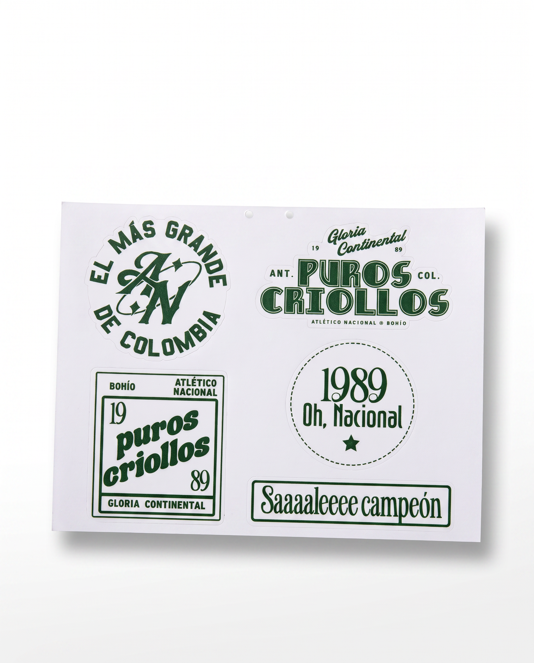 Pack stickers Atlético Nacional