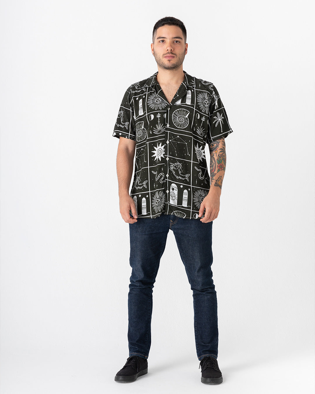 Planetario X Bohío. Verde oscuro (Camisa unisex)