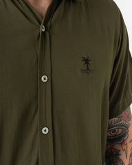 Camisa hombre Ladrilleros verde militar (Chalis)