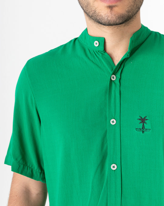 Aguacate Cuello Mao (Camisa hombre)