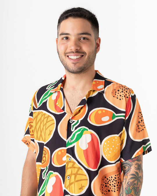 Frutifantastica Black (Camisa Hombre)