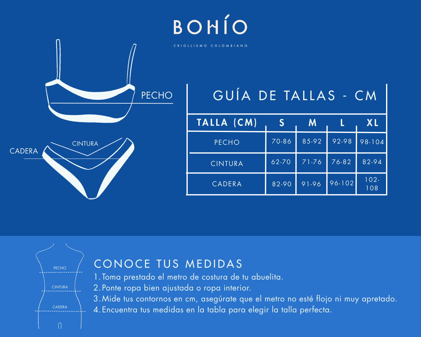 Panty Azul A Los Mares Los Pesares (Tela Eco)