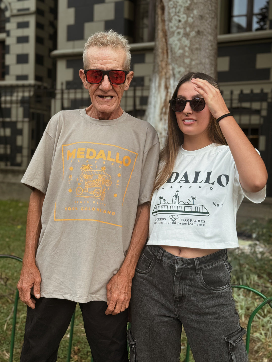 Camiseta Oversize unisex Medallo Playero